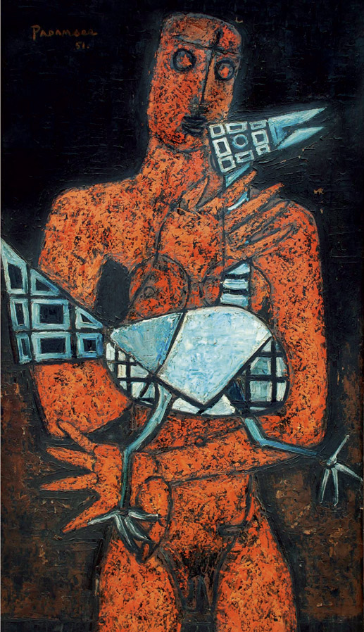 Woman with Bird (Femme à l'Oiseau), 1951