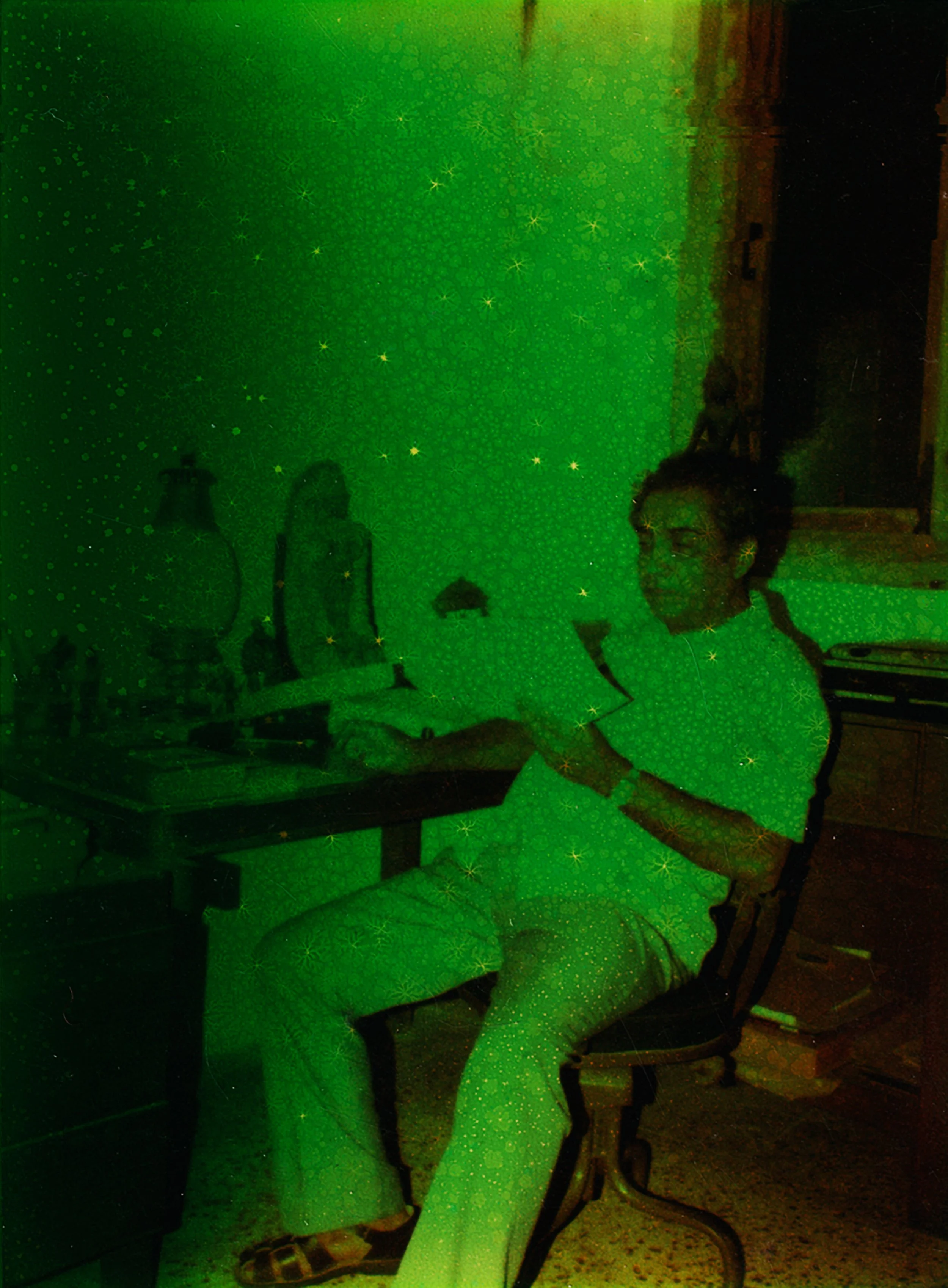 Damaged Polaroid source material