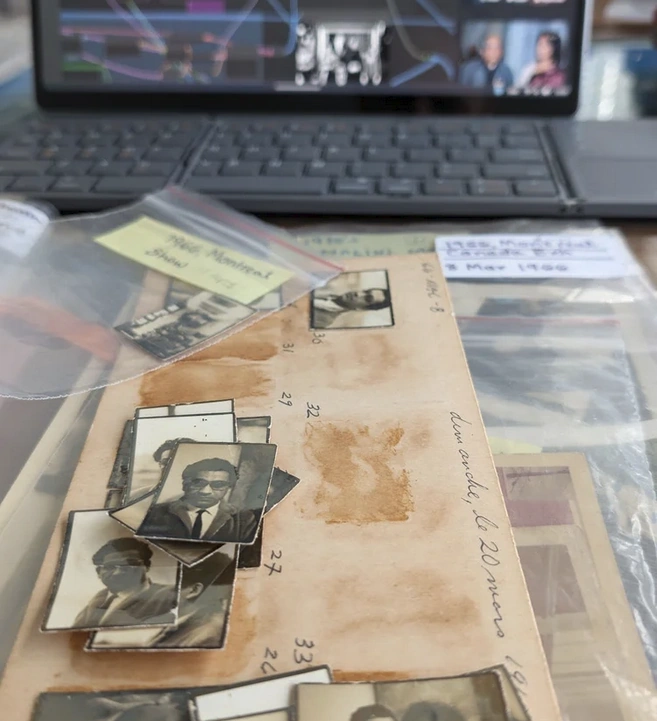 Archive material, working references and reconstruction pipeline in progress.